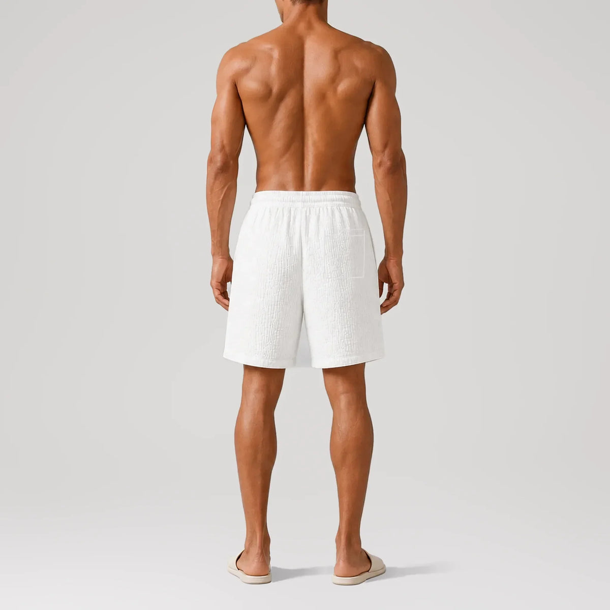 Short lounge AngelWeave White Gauze, vue de dos