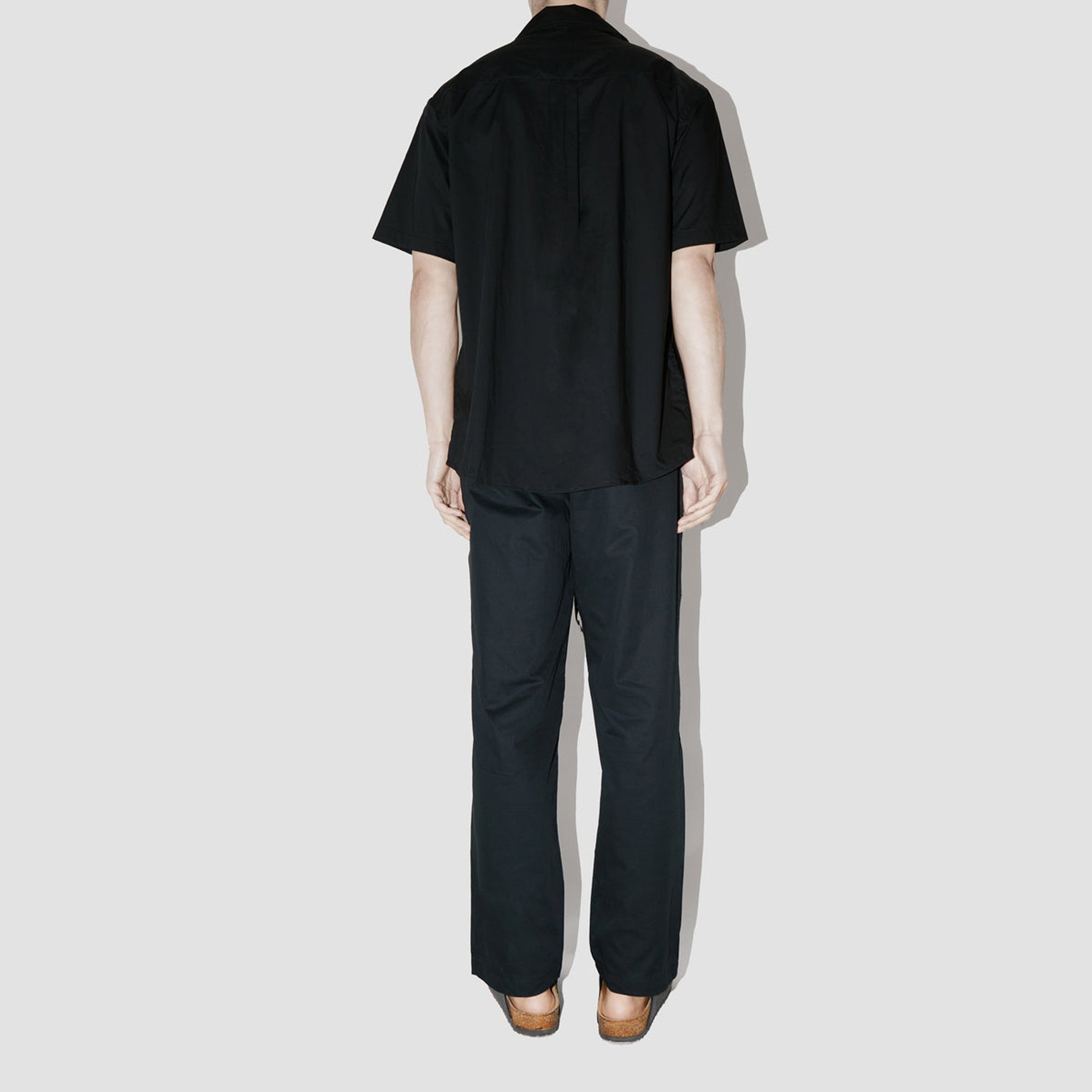SmoothWeave Black Micro Twill Resort Shirt