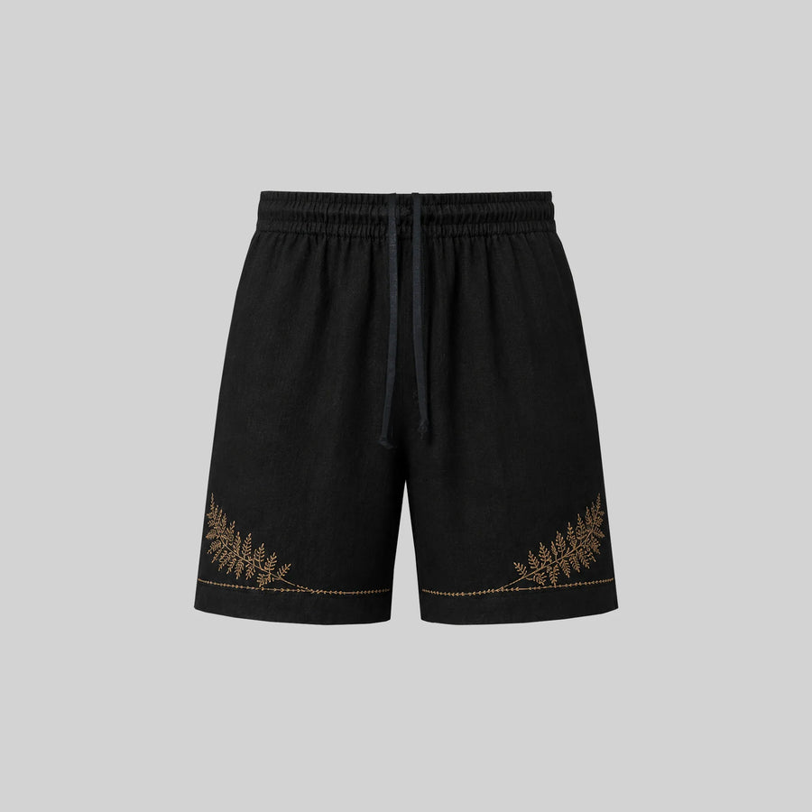 TerraLinen Wisper Gold Black