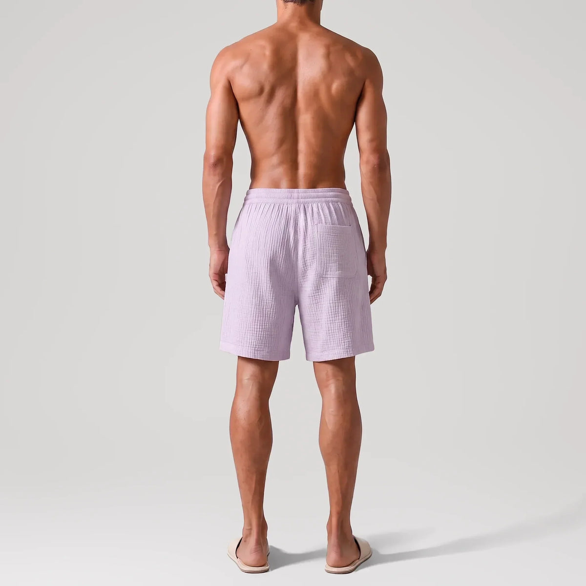 Short lounge AngelWeave Lavender Gauze, vue de dos