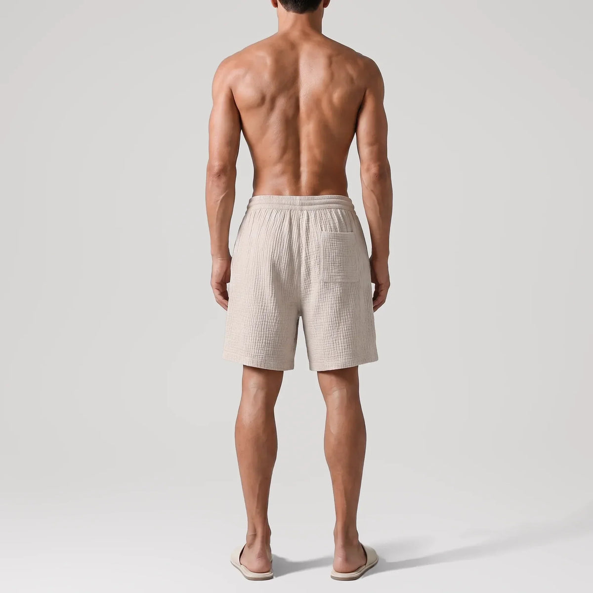 Short lounge AngelWeave Sand Gauze, vue de dos