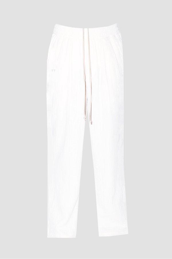 AngelWeave White Gauze Lounge Pants