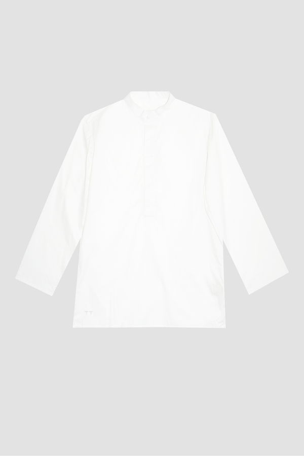 SmoothWeave White Micro Twill Kurta