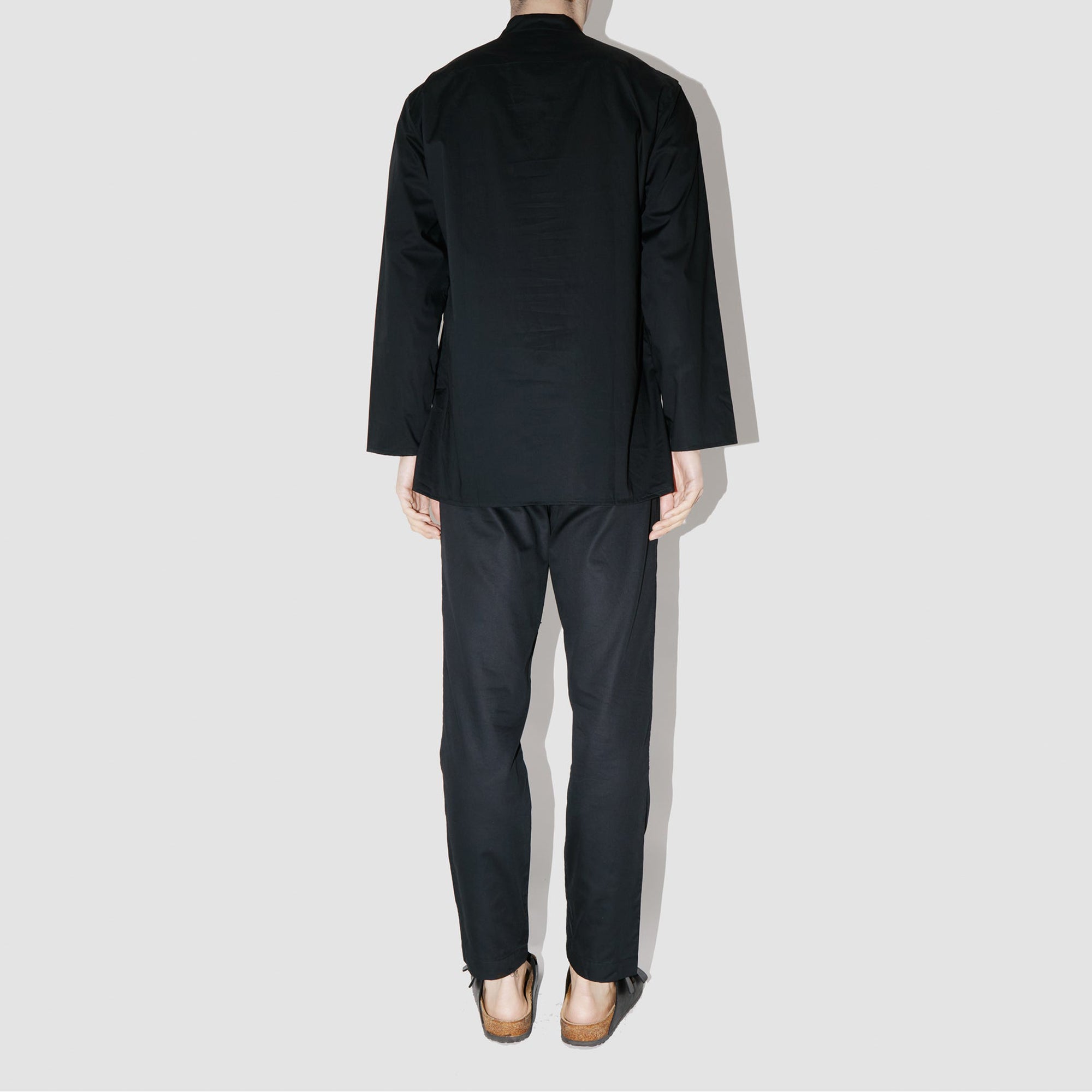 SmoothWeave Black Micro Twill Kurta