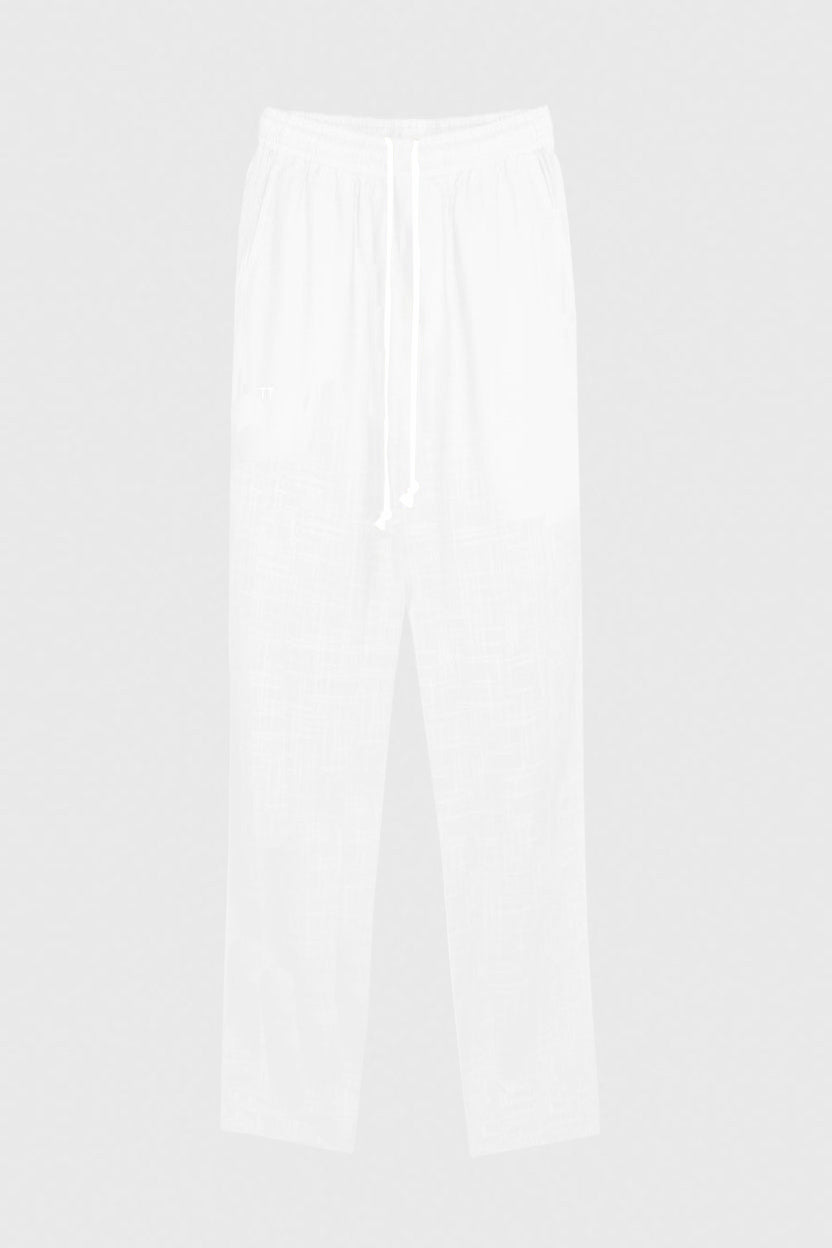 TerraLinen White Classic Pants