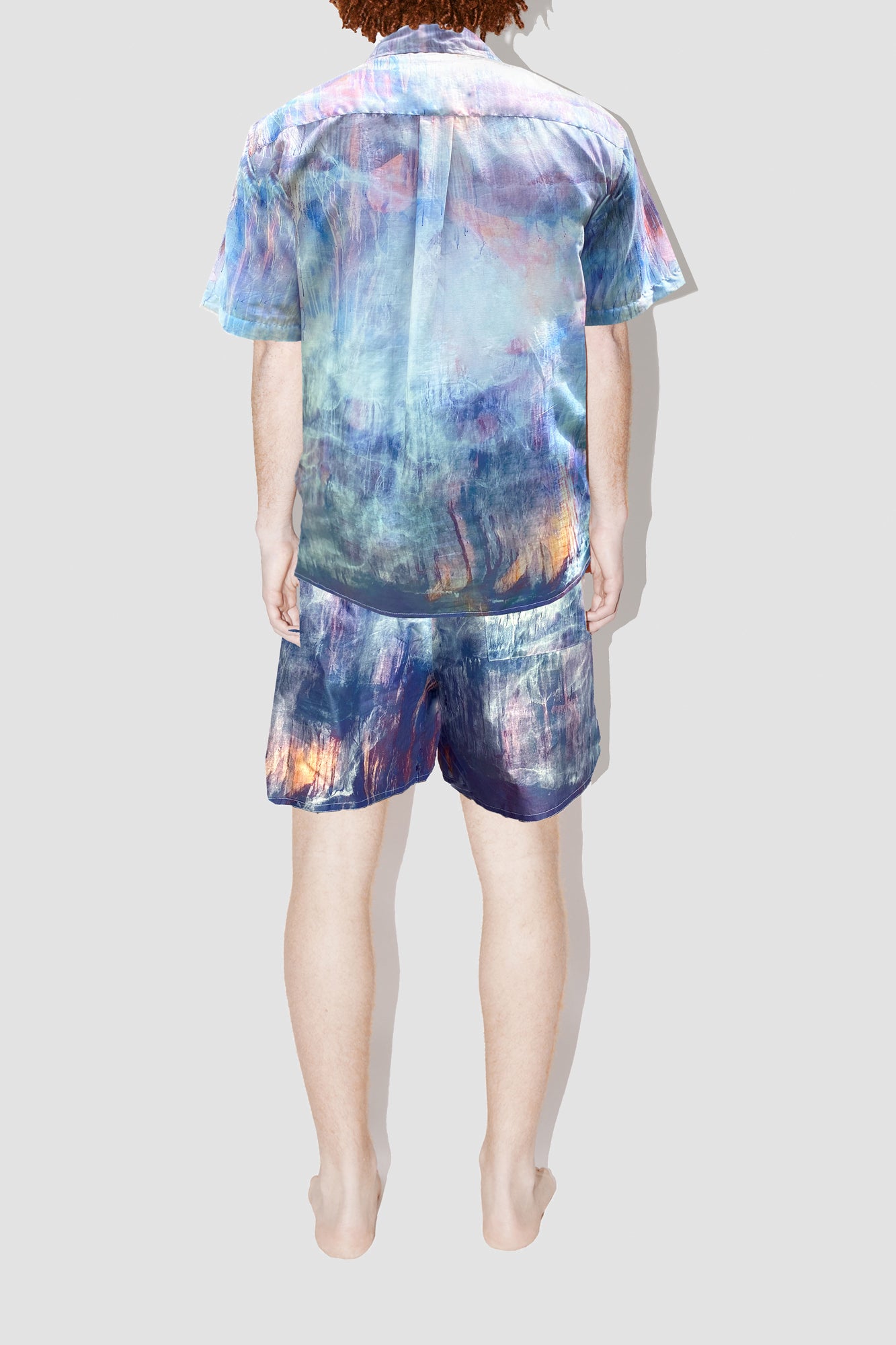 GizaFine Thrive Satin Resort Shirt