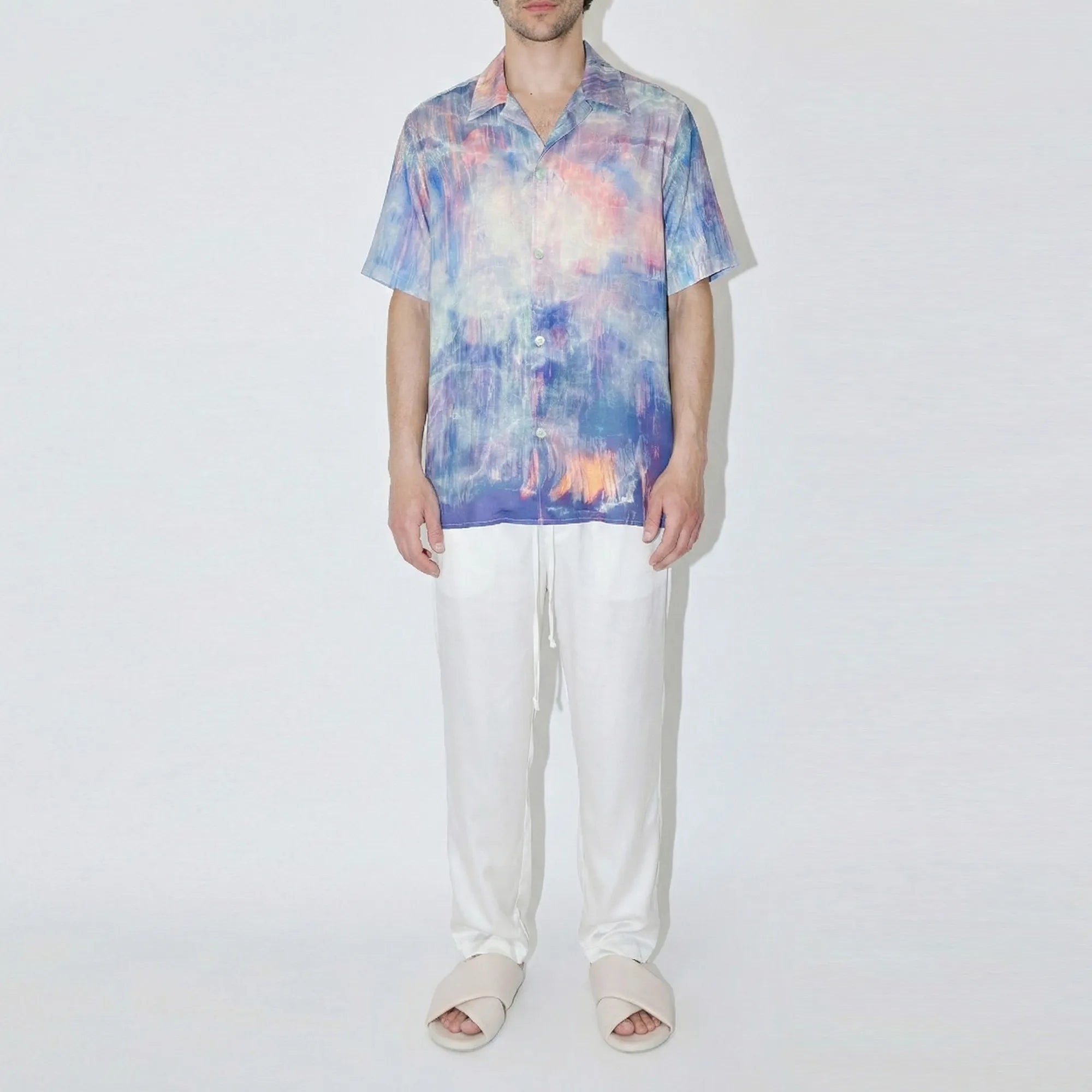 GizaFine Thrive Satin Resort Shirt