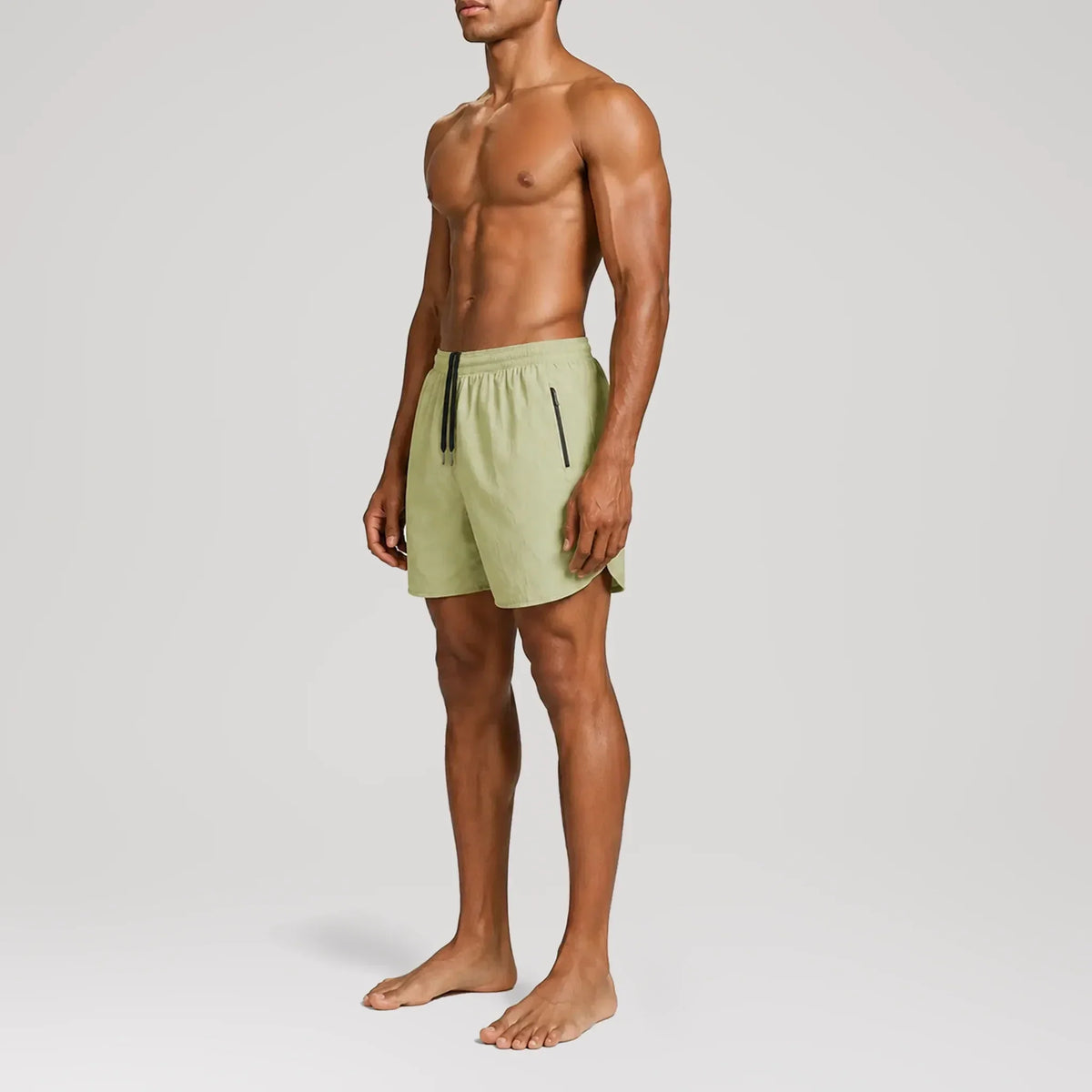 Maillot de bain Active AquaSilk Almond Green, vue de profil