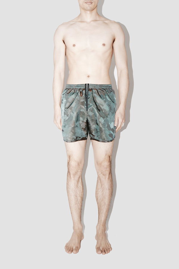 Camo Grigio Active Swim Shorts