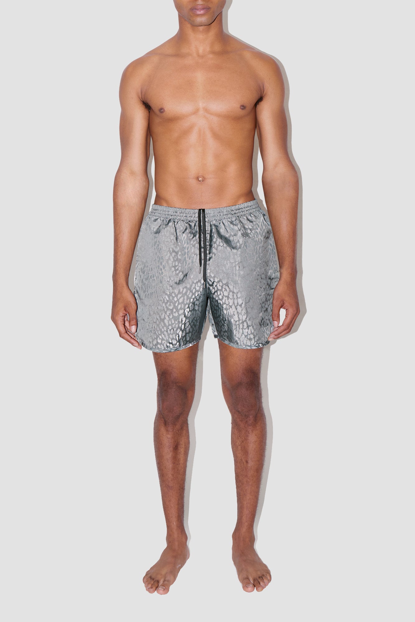 Leopard Space Active Swim Shorts