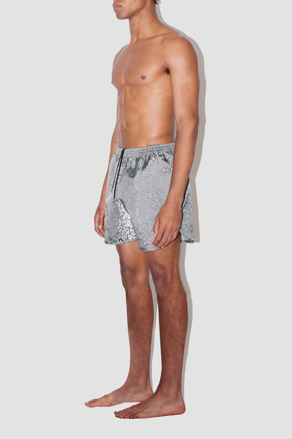 Leopard Space Active Swim Shorts