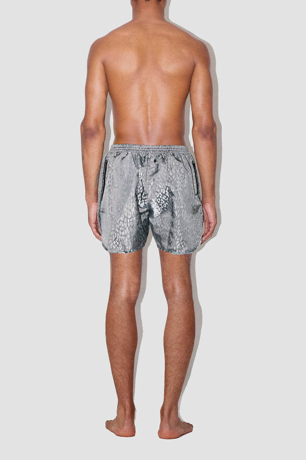 Leopard Space Active Swim Shorts