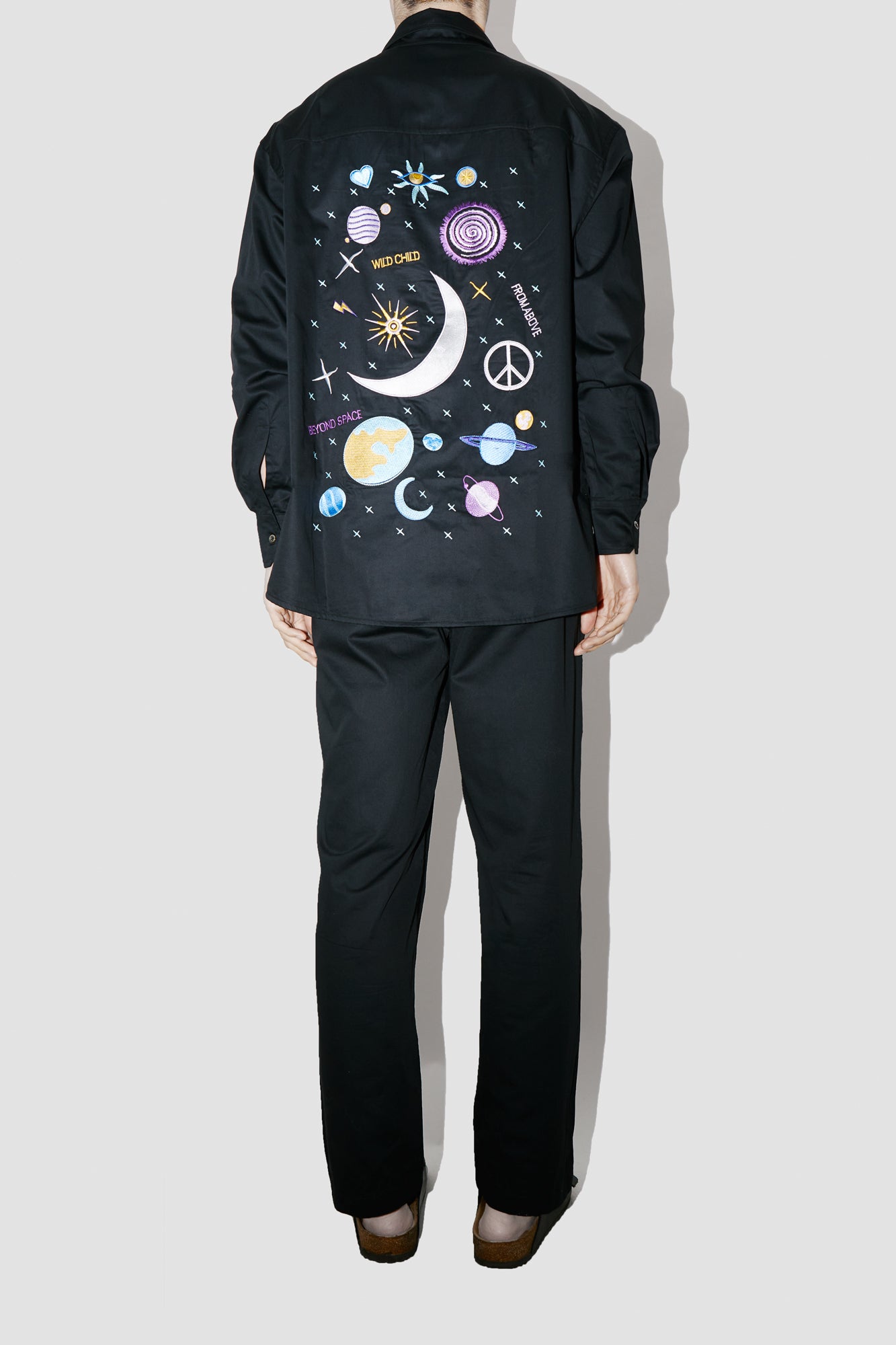 Wild Child Black Oversized Shirt