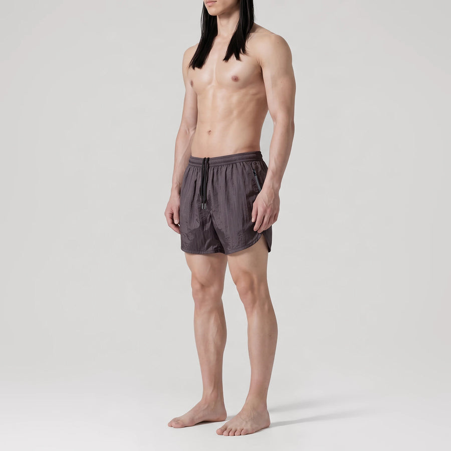 Black Solar Active Swim Shorts, side view