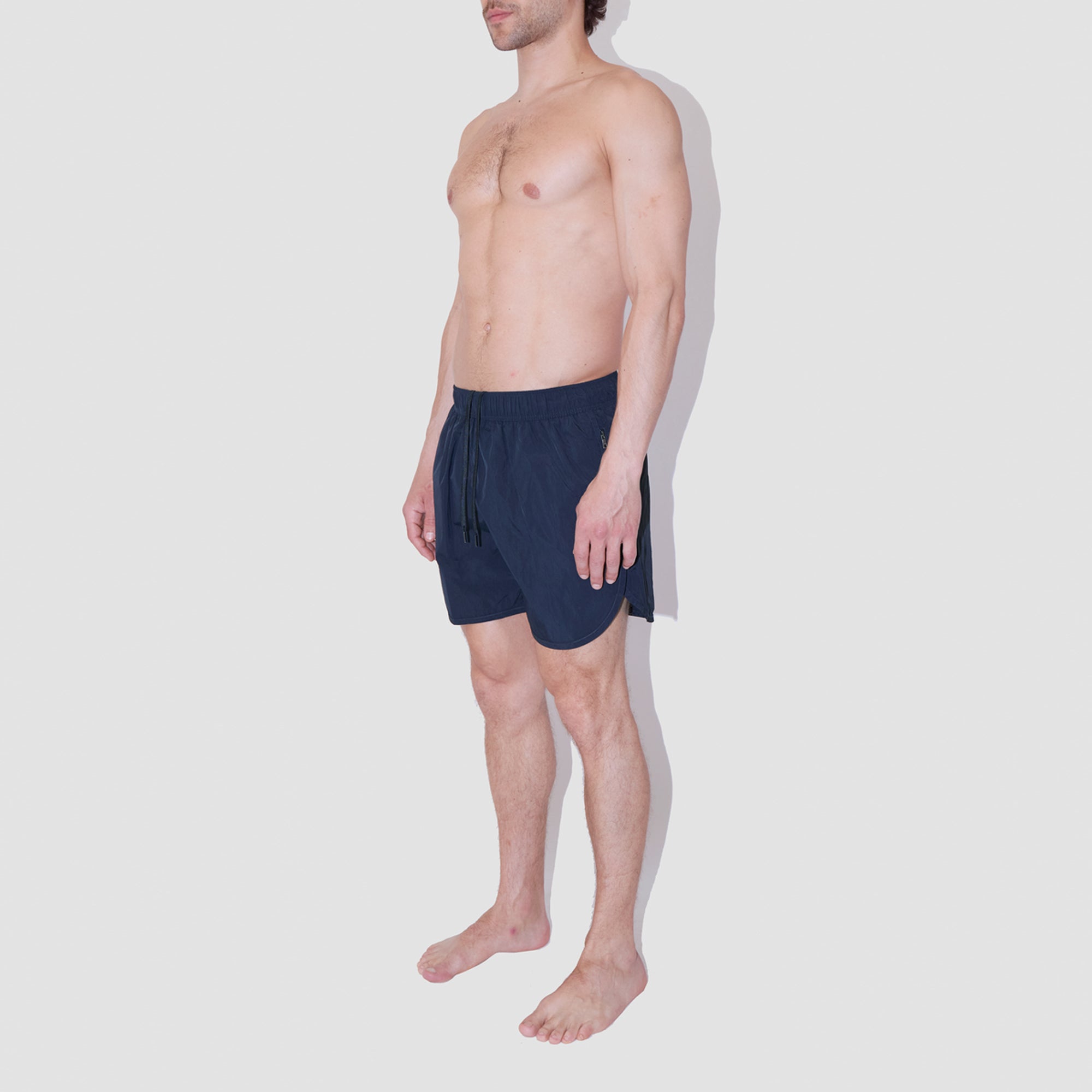 AquaSilk Dark Navy Active Swim Shorts