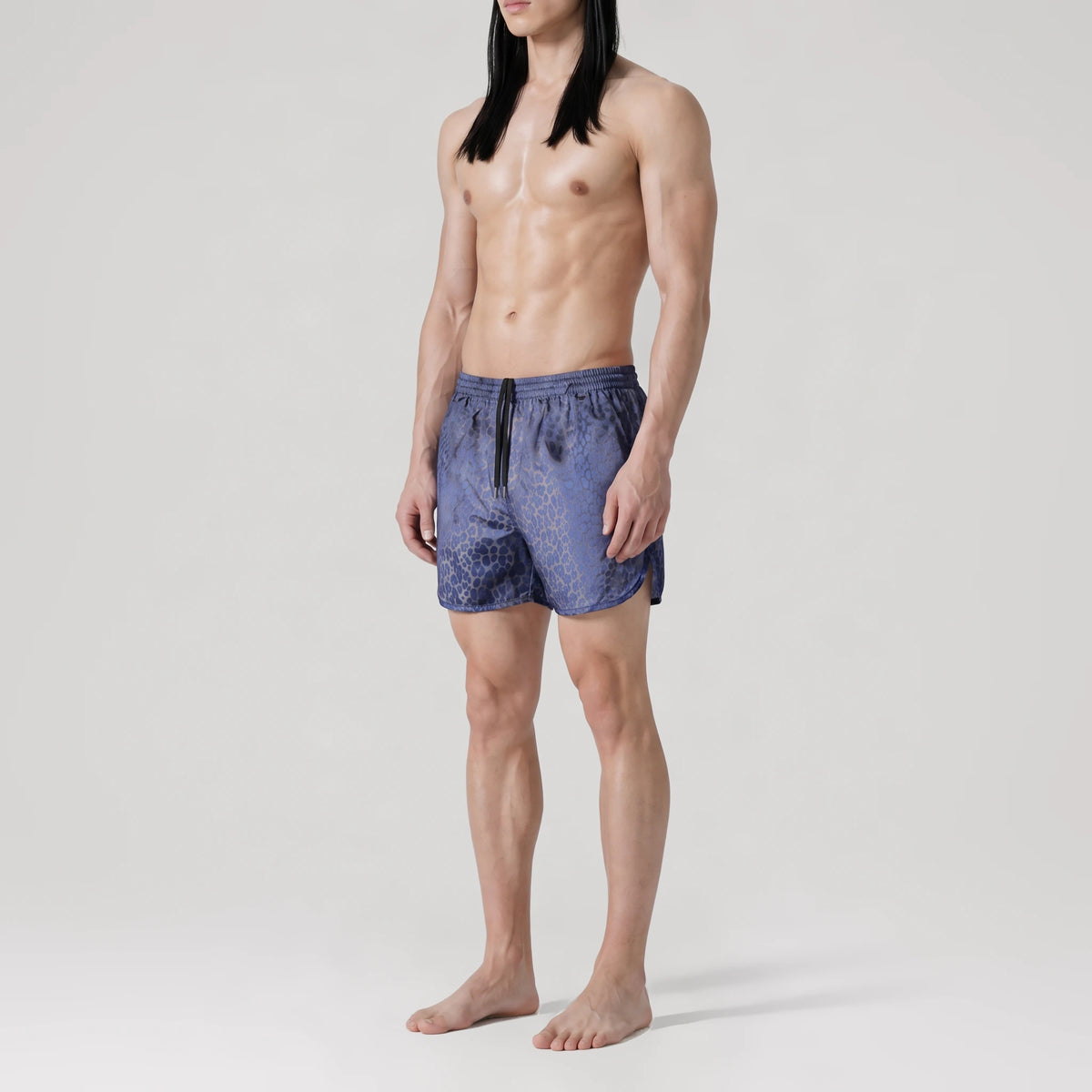 Leopard Royal Active Swim Shorts, side view