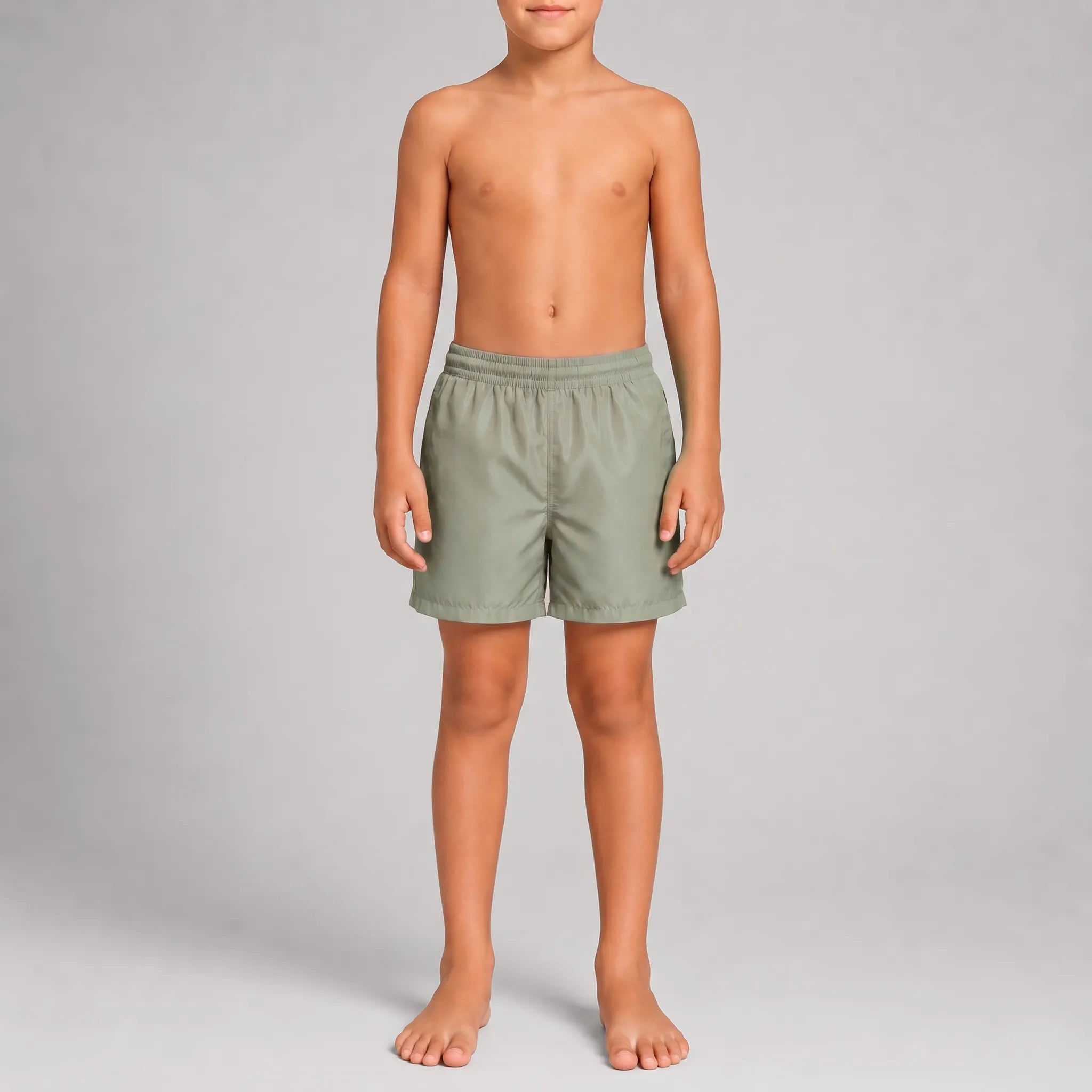AquaSilk Khaki Boys Swim Shorts
