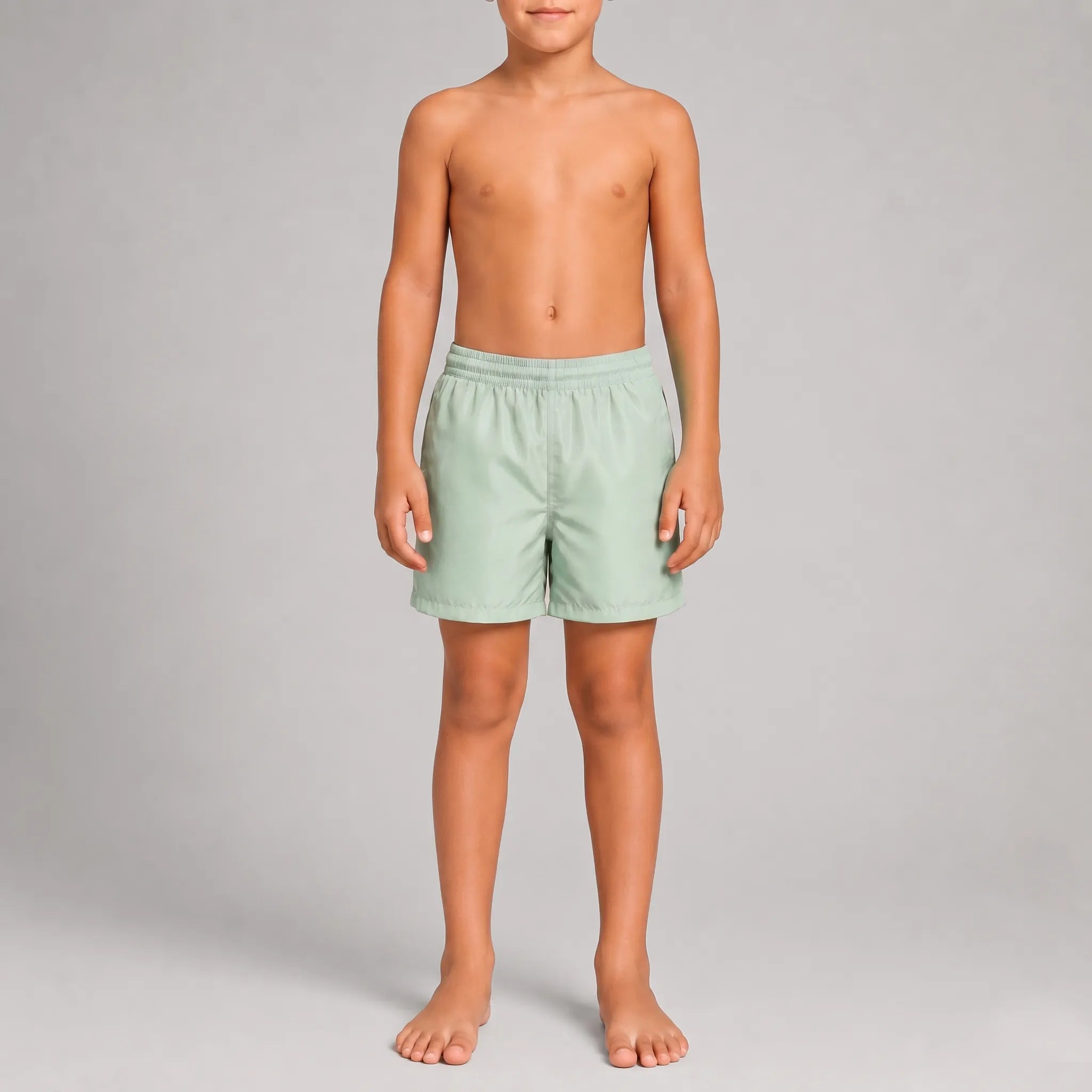 AquaSilk Mint Green Boys Swim Shorts