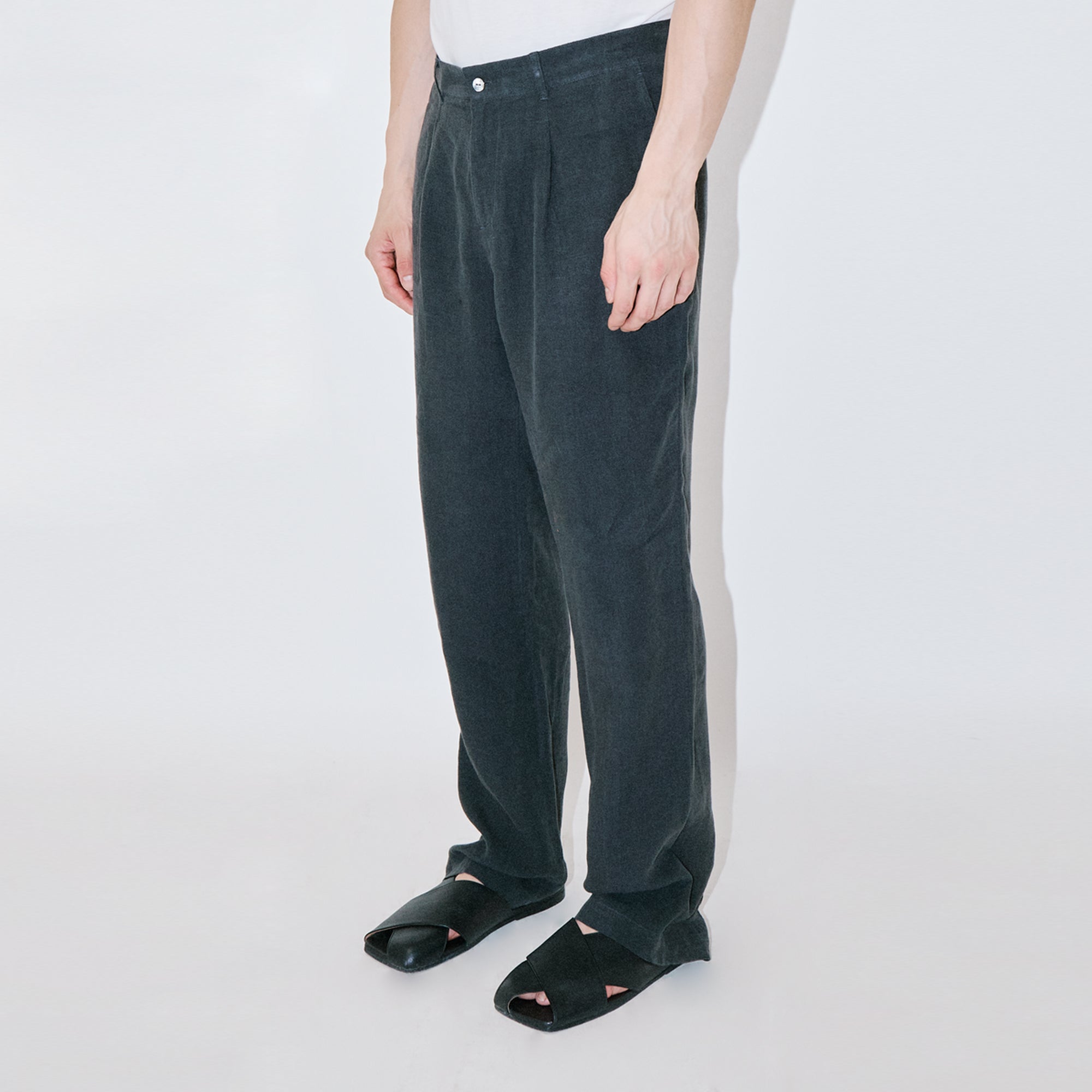 TerraLinen Black Evening Pants