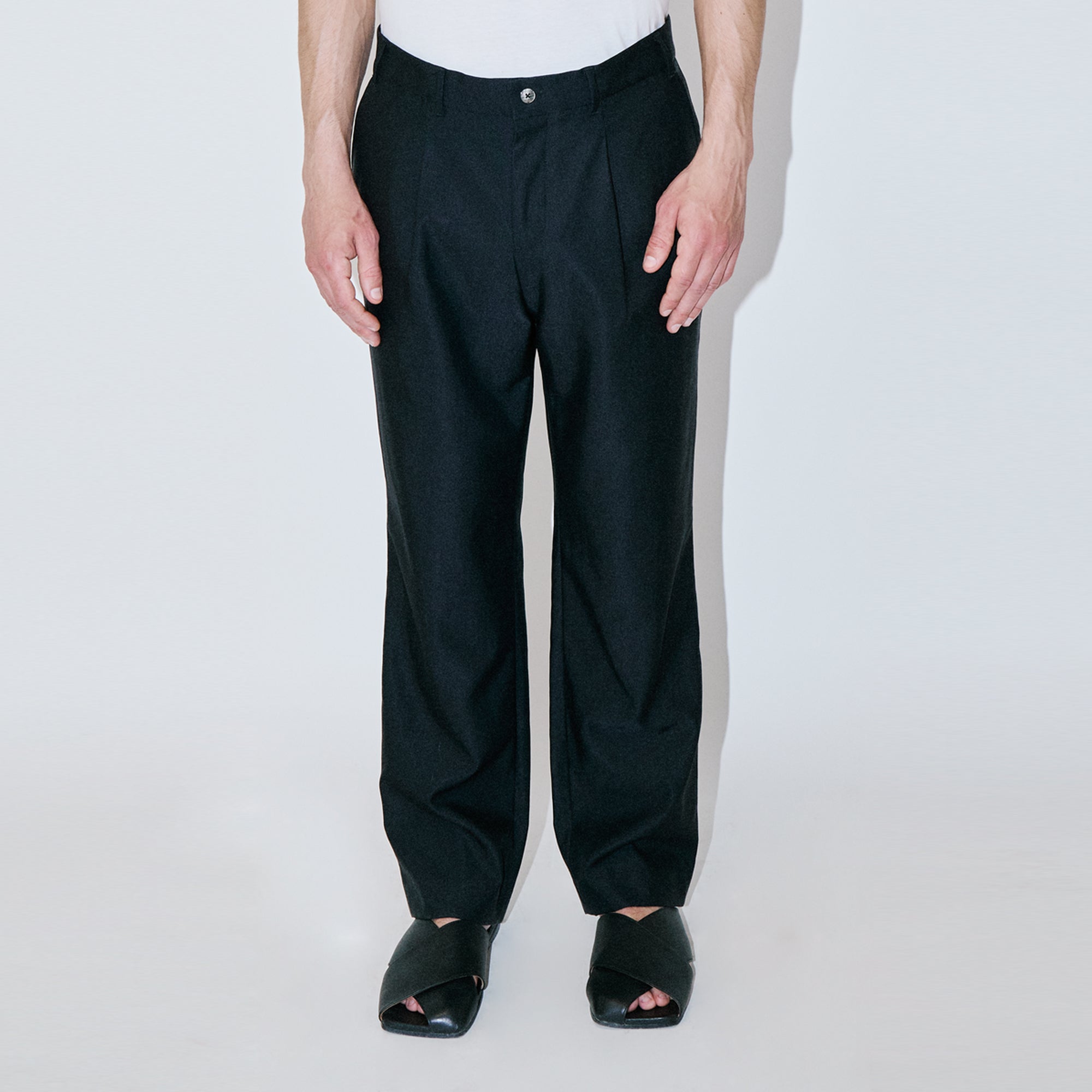 NoirWool Black Evening Pants
