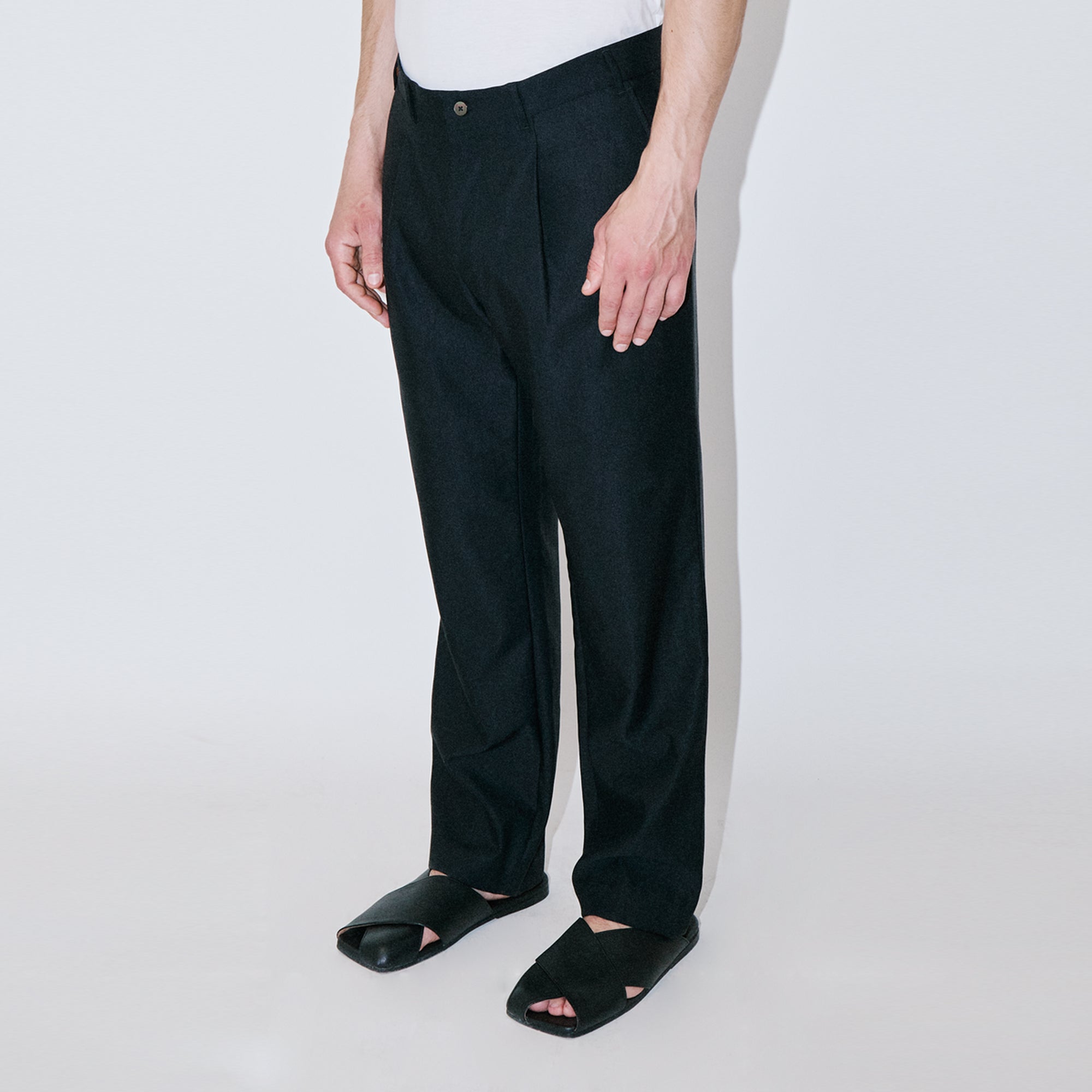 NoirWool Black Evening Pants
