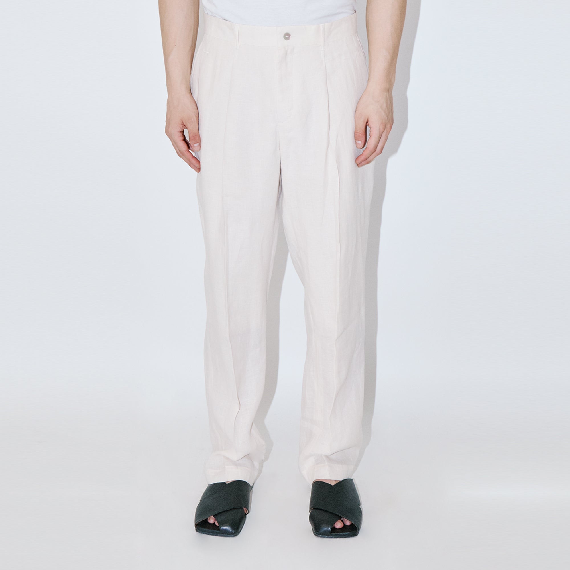 TerraLinen Ivory Evening Pants