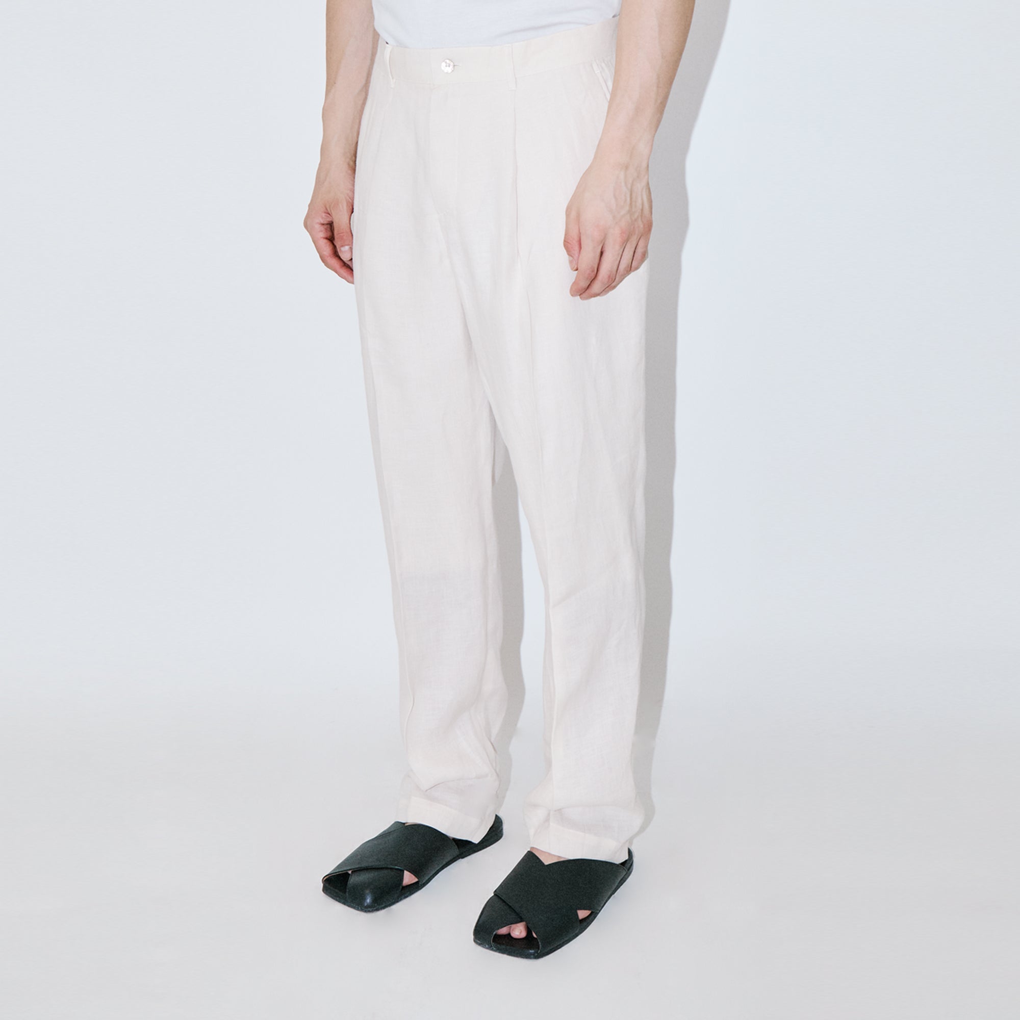 TerraLinen Ivory Evening Pants