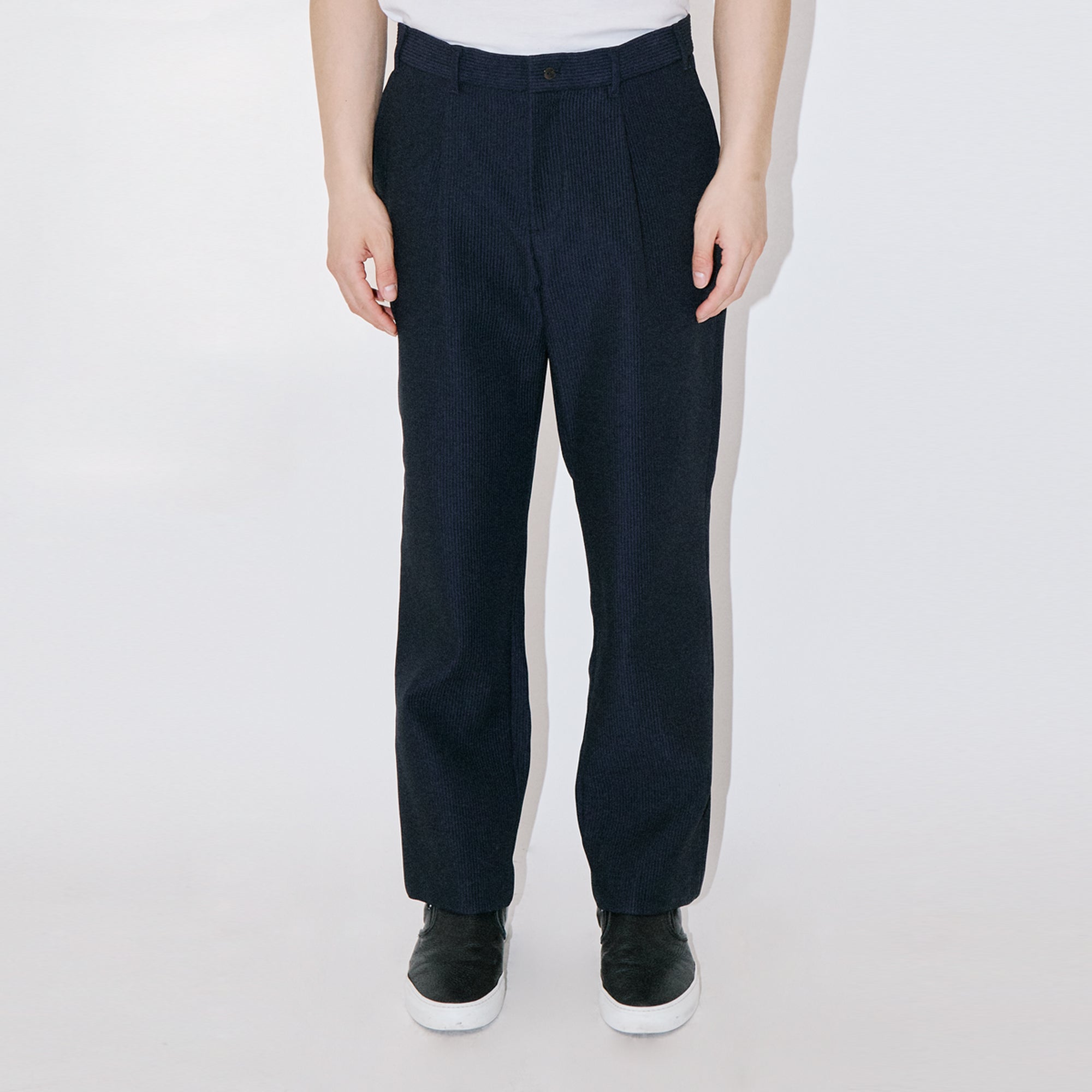 PipeShell Navy Evening Pants