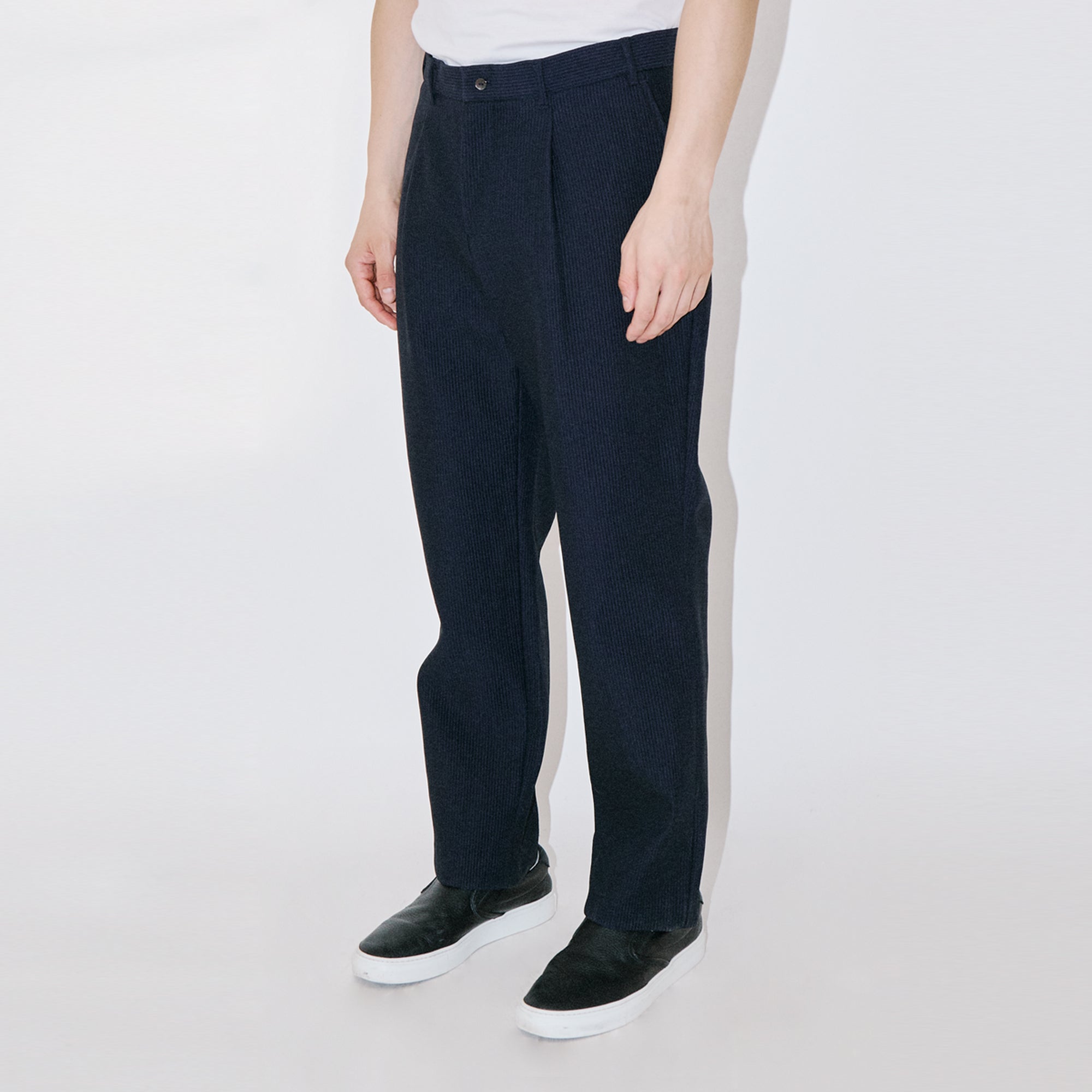PipeShell Navy Evening Pants