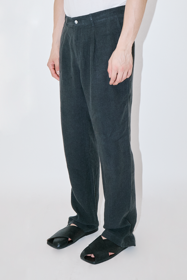 TerraLinen Black Evening Pants