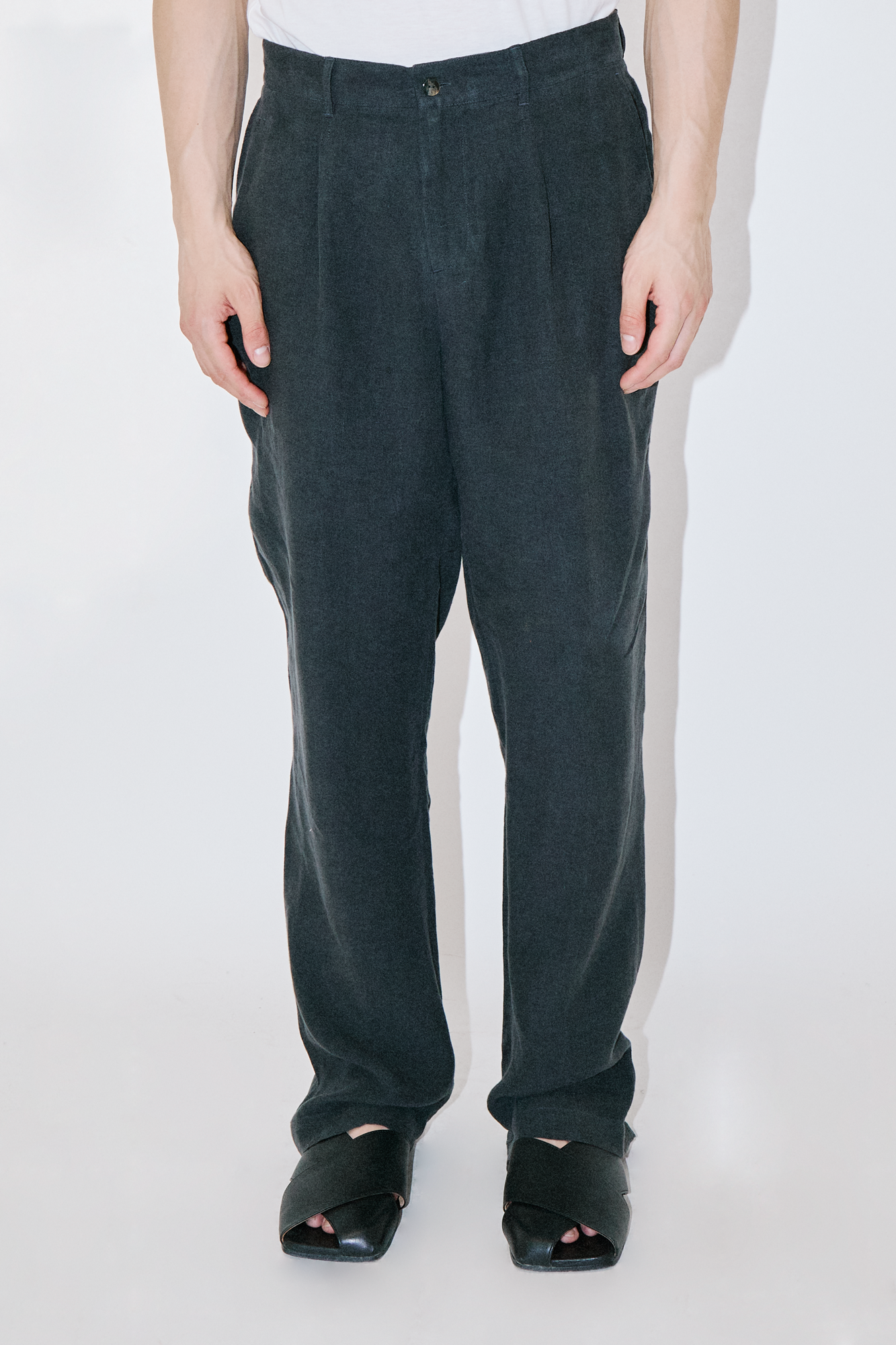 TerraLinen Black Evening Pants