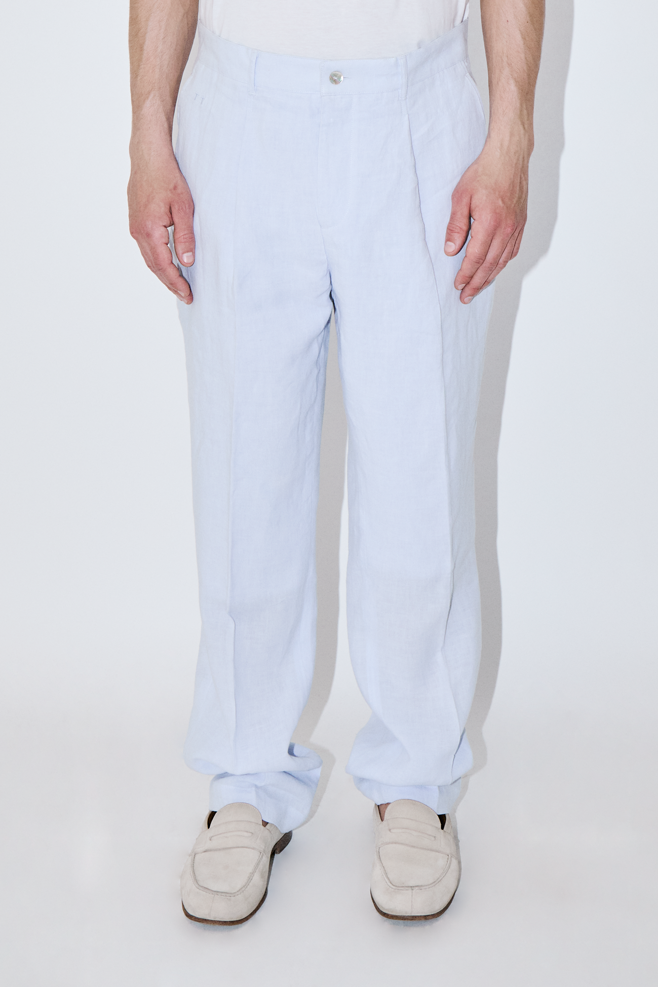 TerraLinen Sky Blue Evening Pants