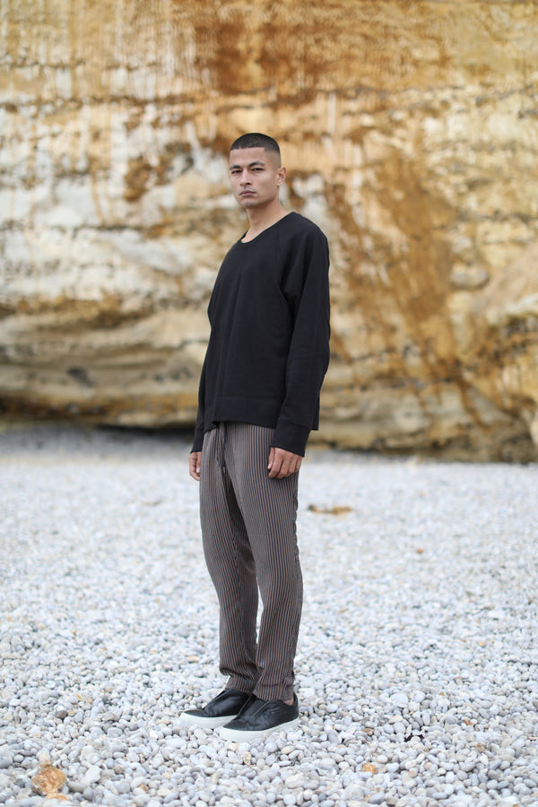 Heavyweight Endura Black Fleece Oversized Sweater