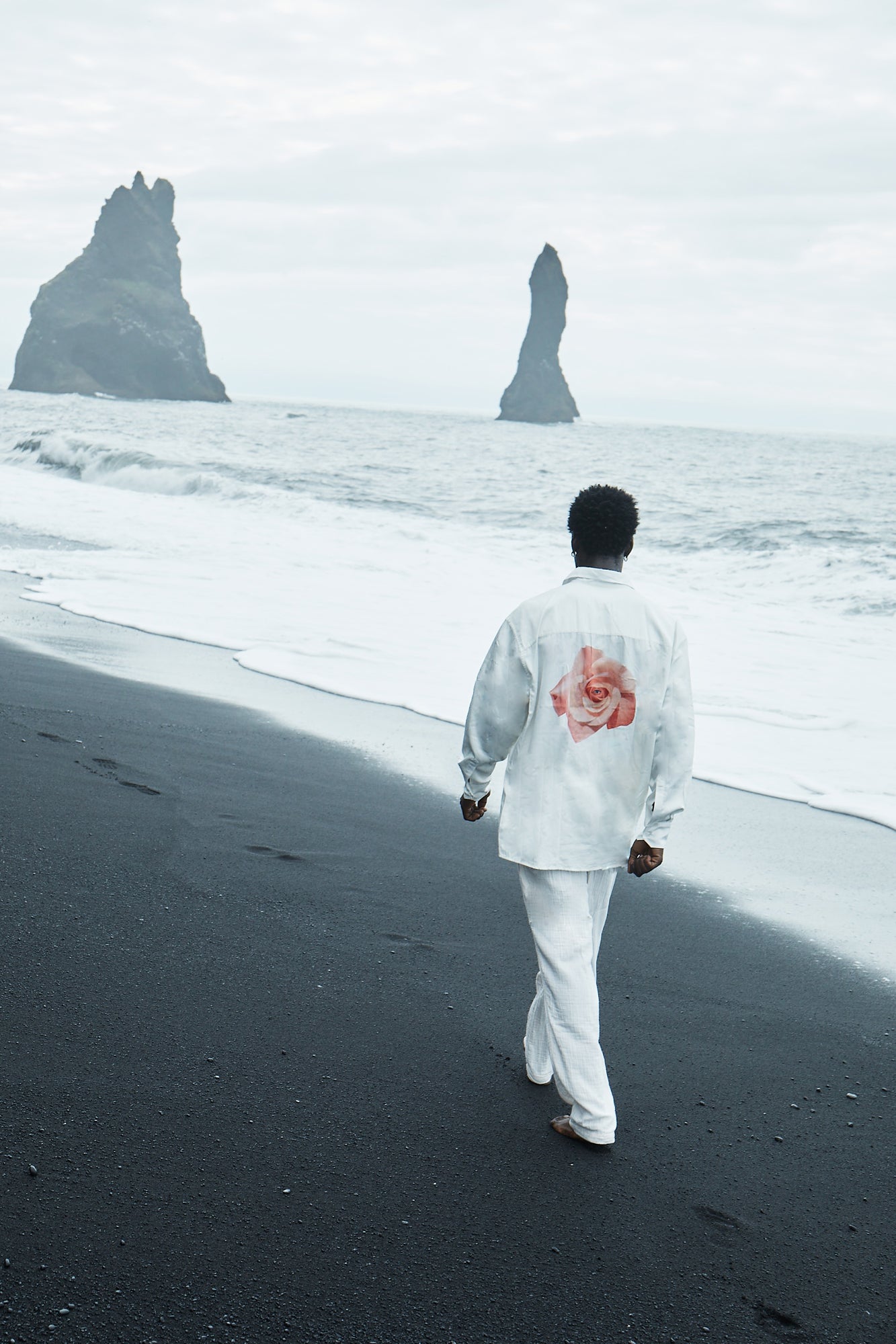 Paris White Oversized Shirt