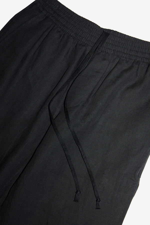 TerraLinen BLACK CLASSIC PANTS