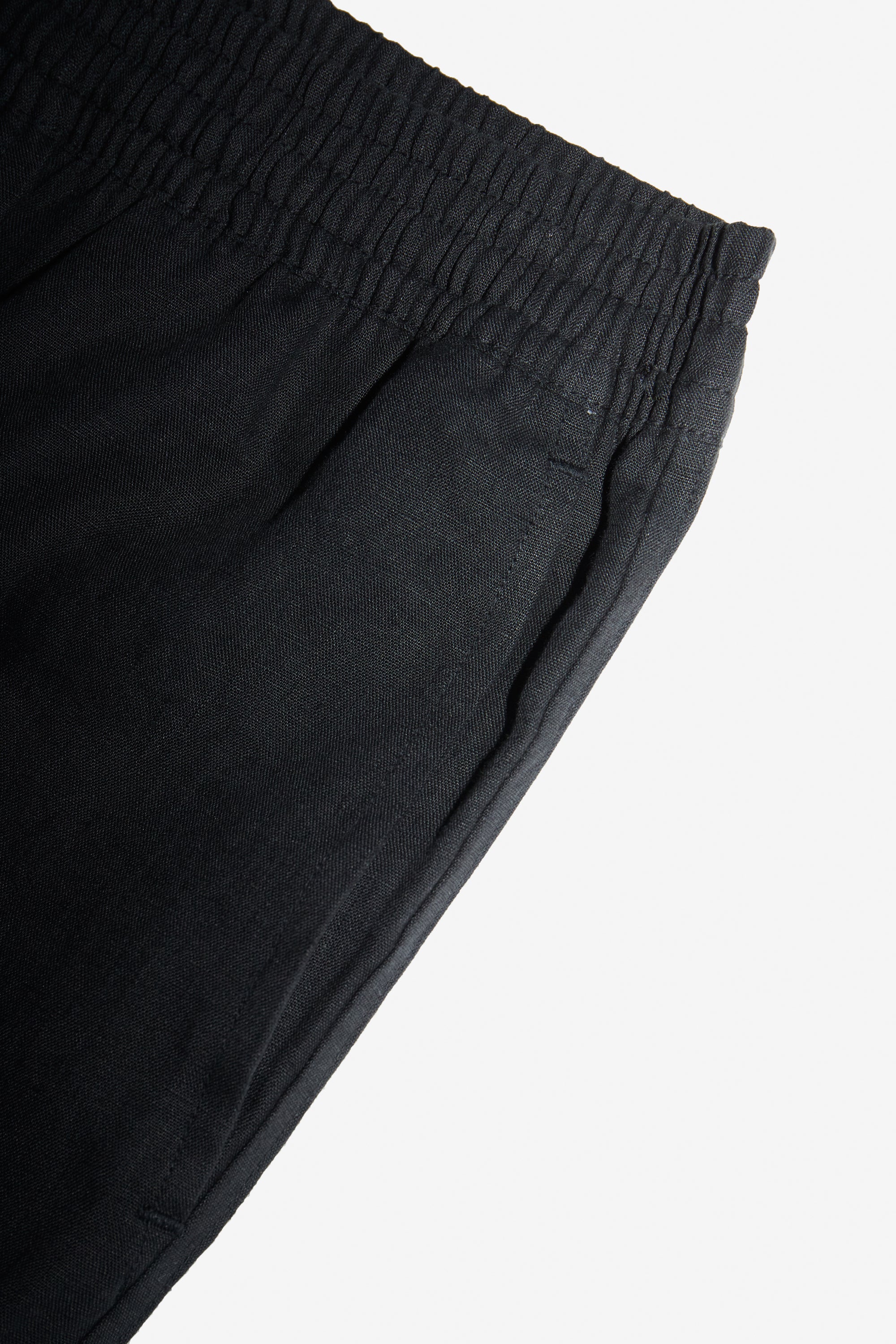 TerraFibre BLACK LINEN CLASSIC PANTS