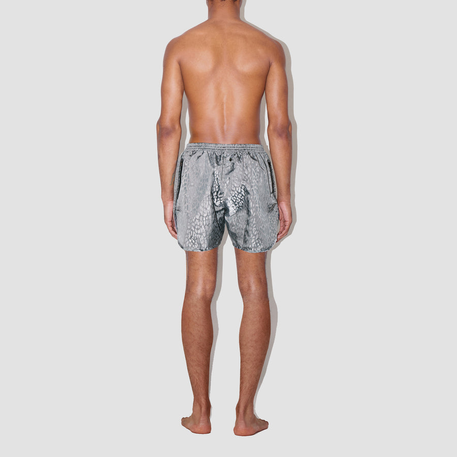 Leopard Space Active Swim Shorts