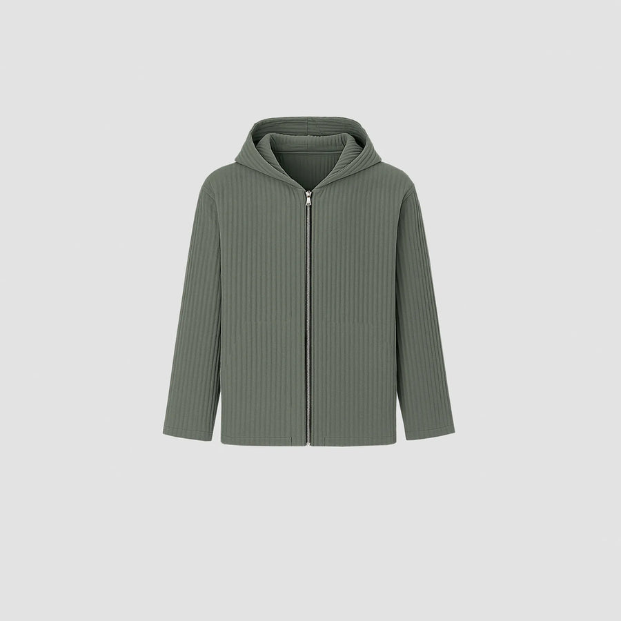 AirCloud Khaki Zip Hoodie