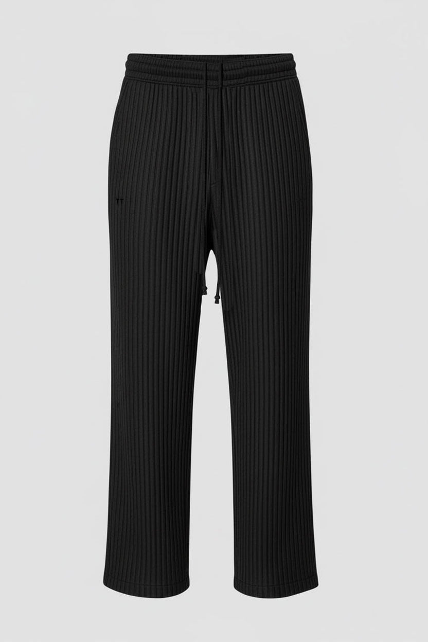 AirCloud Black Cotton Lounge Pants