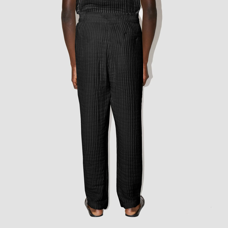 AirCloud Black Cotton Lounge Pants