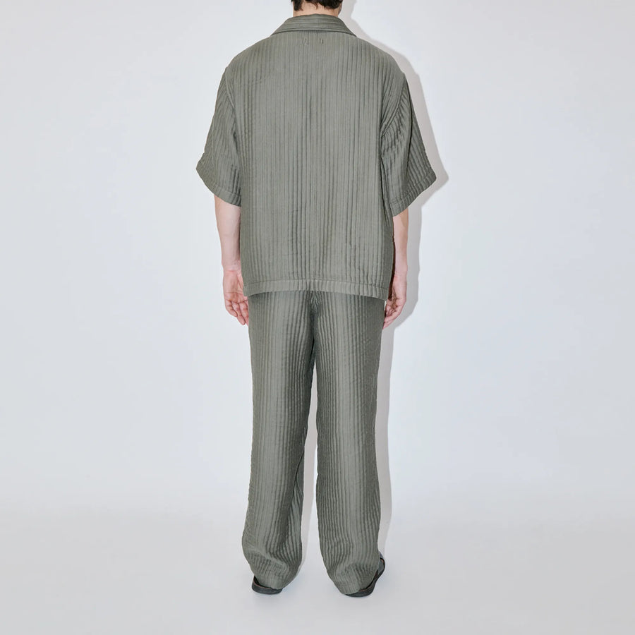 AirCloud Khaki Cotton Cuban Shirt