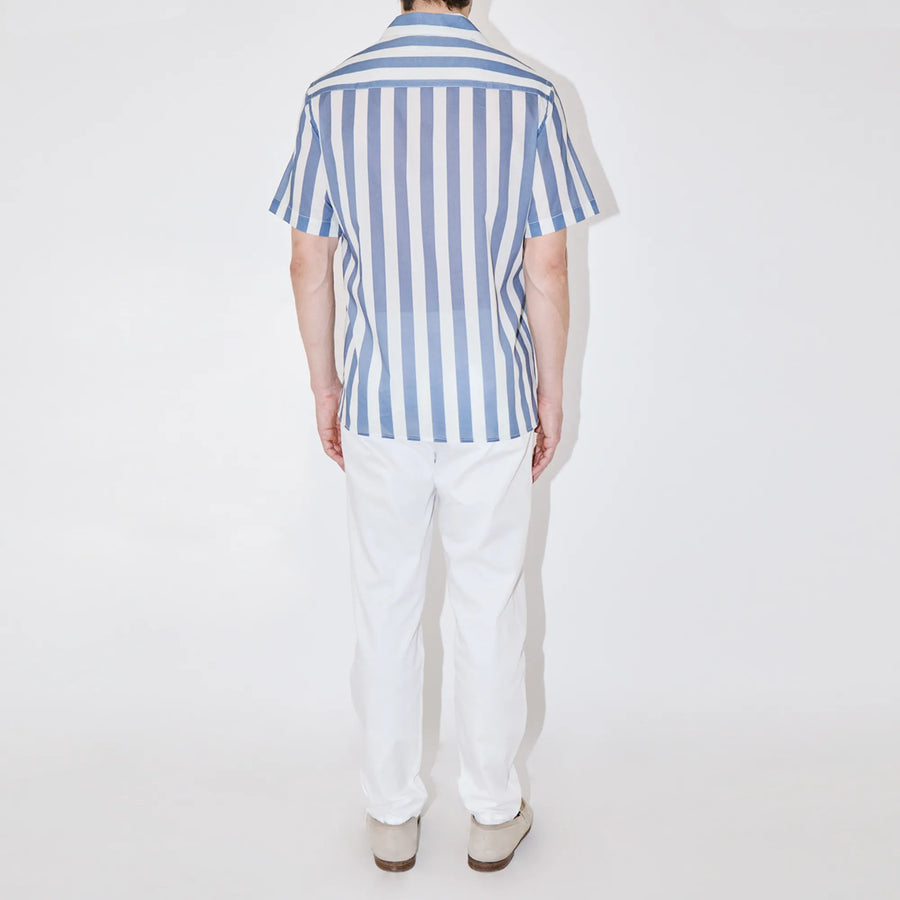 BreathAir Sky Stripe Classic Short Sleeve Shirt