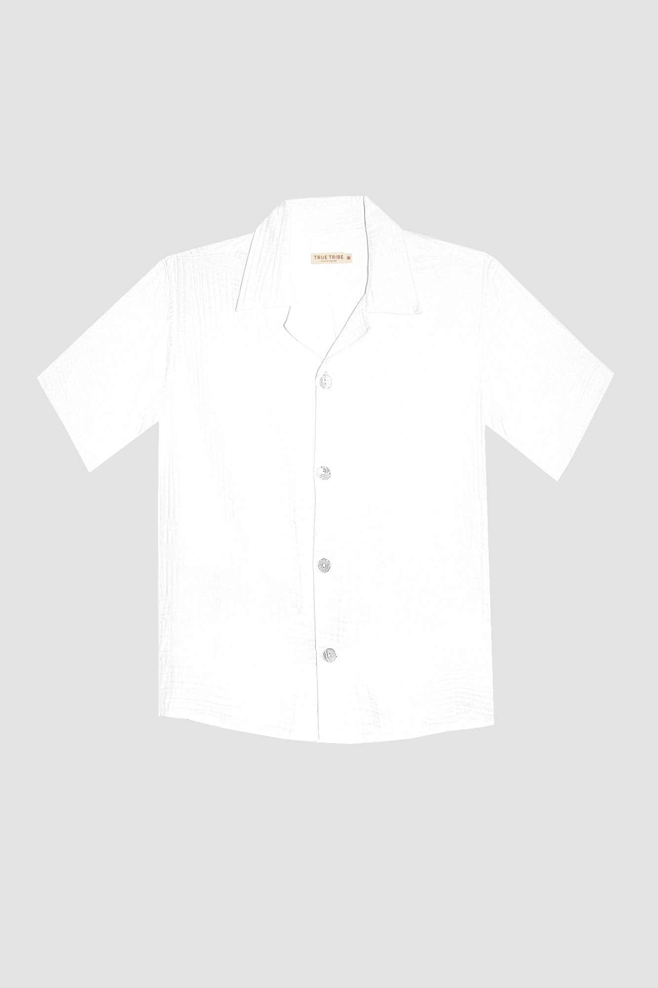 AngelWeave WHITE GAUZE RESORT SHIRT