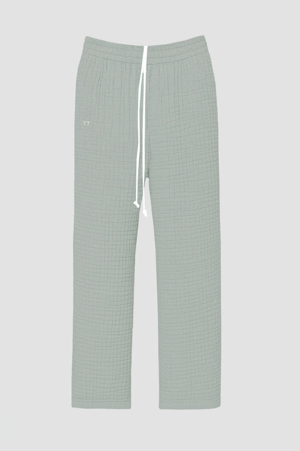 AngelWeave Almond Green Gauze Lounge Pants
