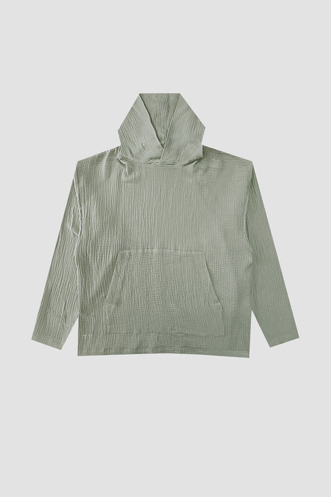 AngelWeave Khaki Gauze Hoodie