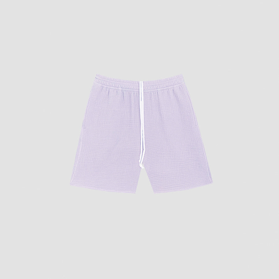 AngelWeave Lavender Gauze Lounge Shorts