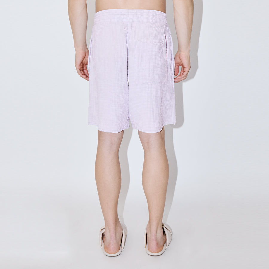 AngelWeave Lavender Gauze Lounge Shorts