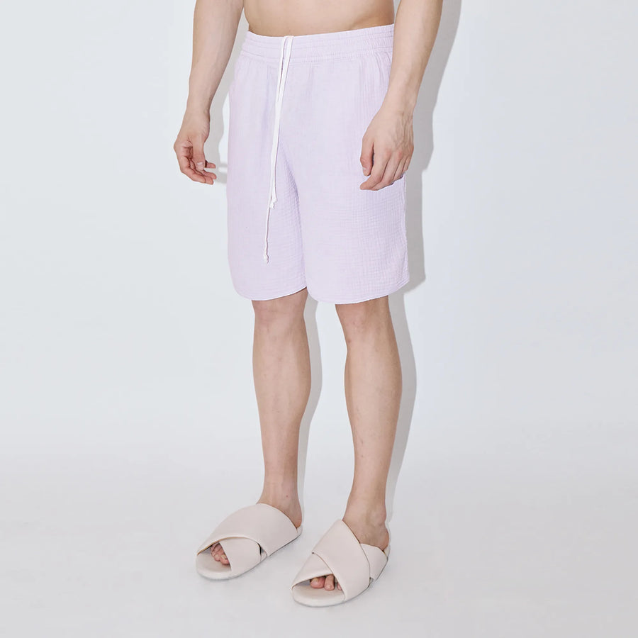 AngelWeave Lavender Gauze Lounge Shorts