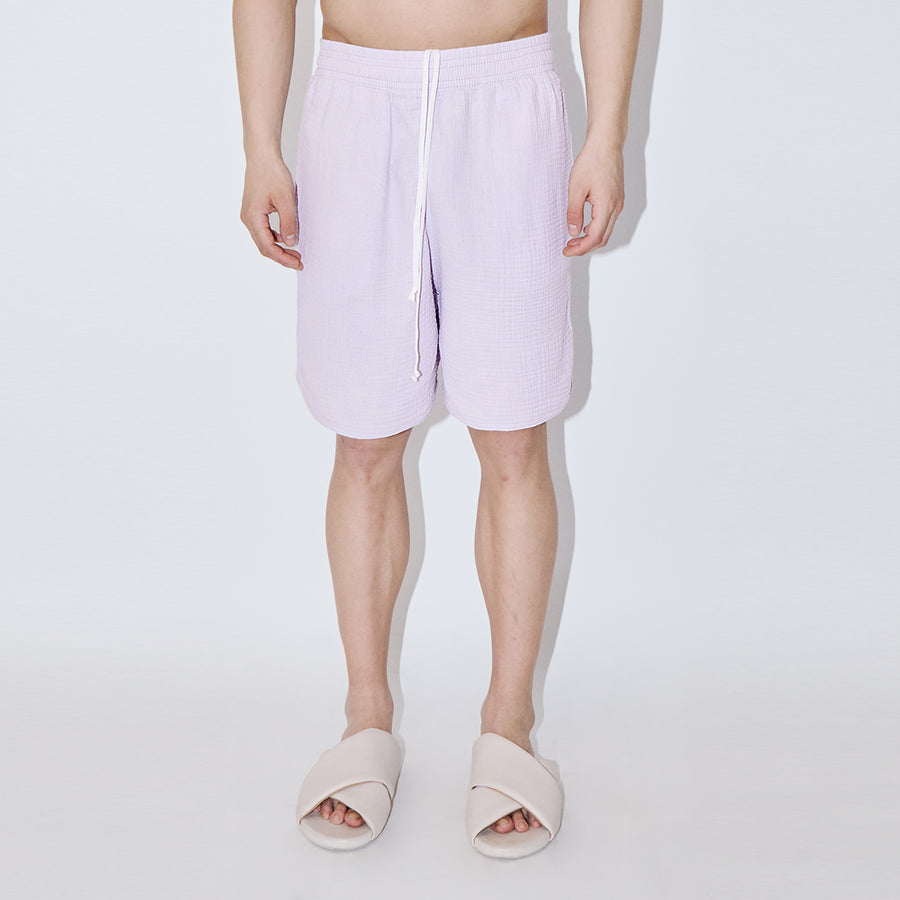 AngelWeave Lavender Gauze Lounge Shorts
