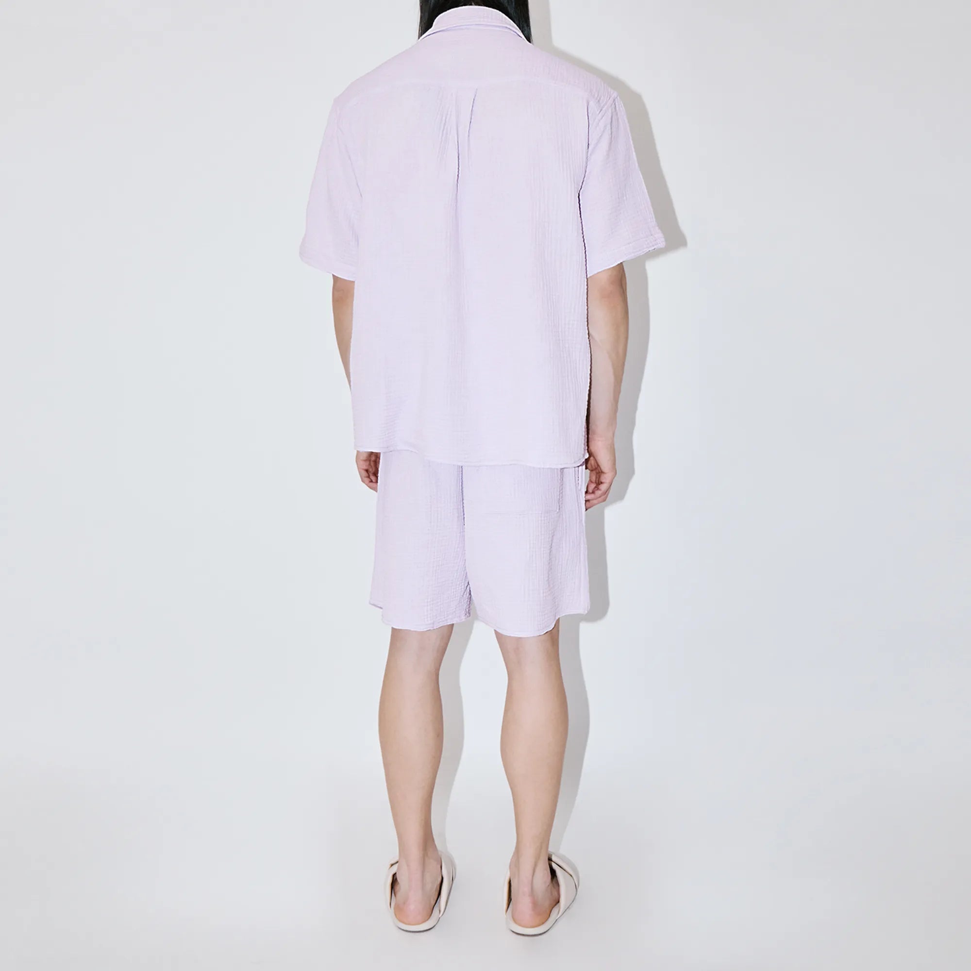 AngelWeave Lavender Gauze Resort Shirt